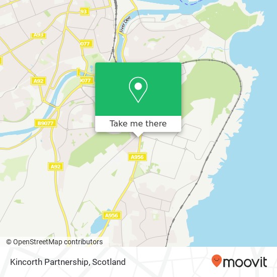 Kincorth Partnership map