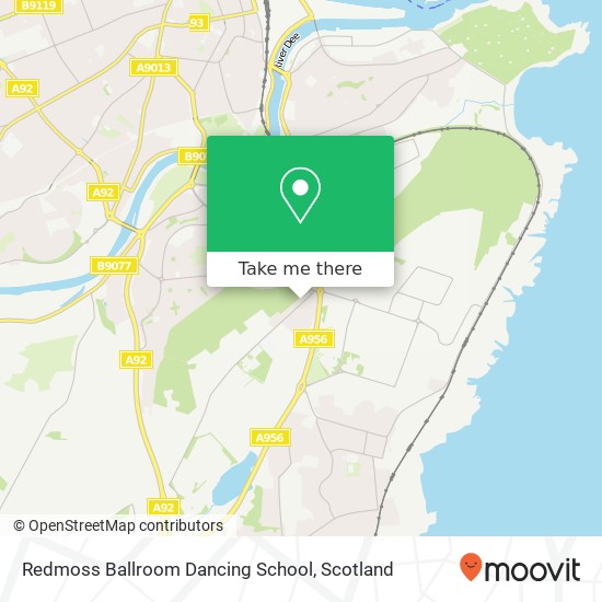 Redmoss Ballroom Dancing School map