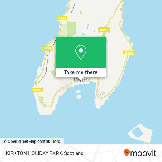 KIRKTON HOLIDAY PARK map