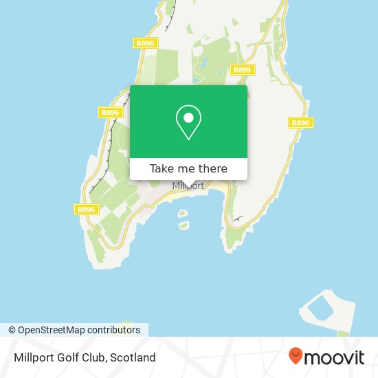 Millport Golf Club map