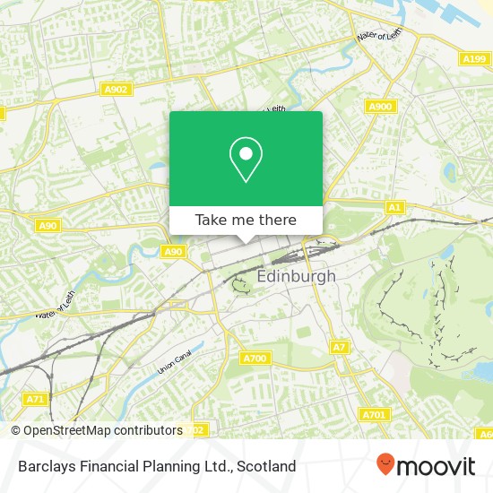 Barclays Financial Planning Ltd. map