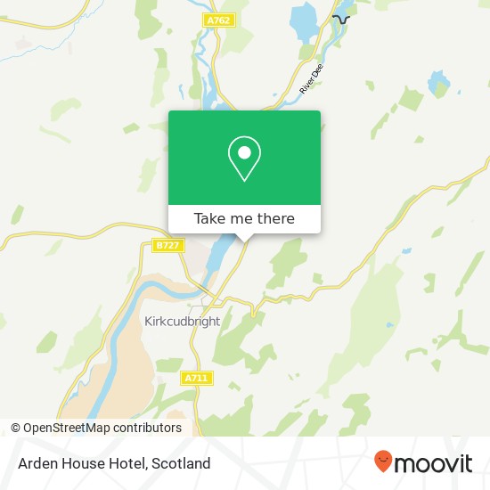 Arden House Hotel map