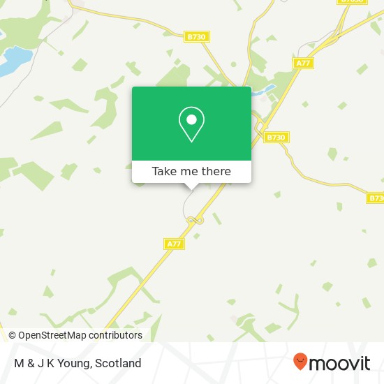 M & J K Young map