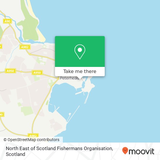 North East of Scotland Fishermans Organisation map