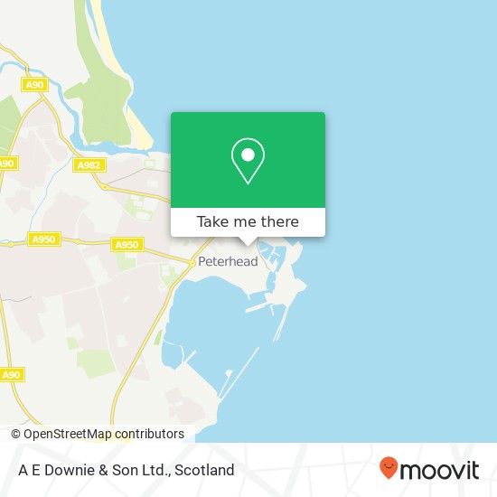 A E Downie & Son Ltd. map