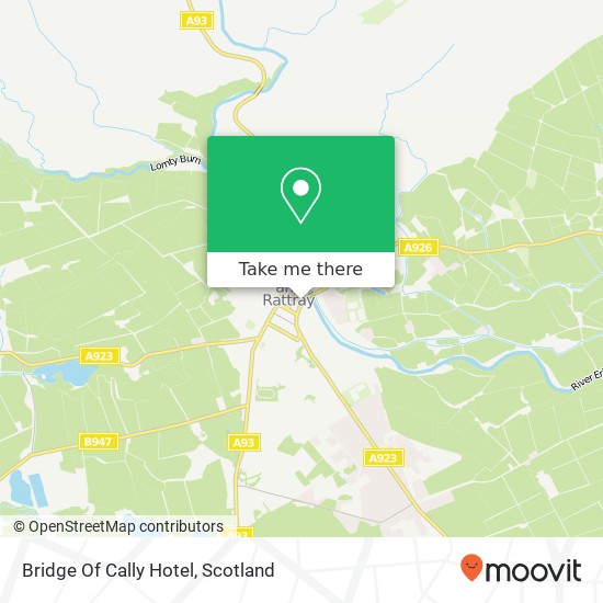 Bridge Of Cally Hotel map