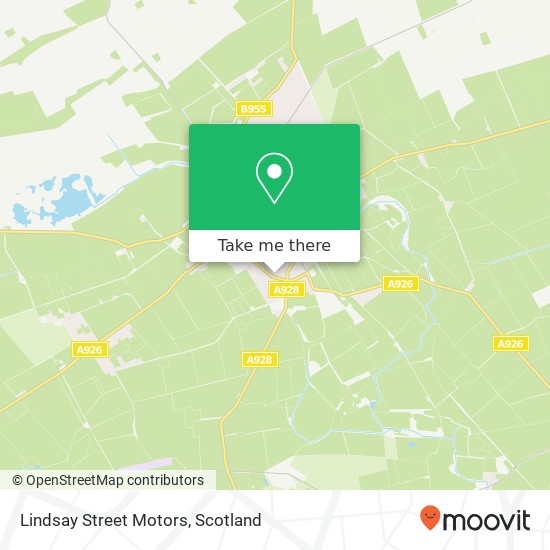 Lindsay Street Motors map