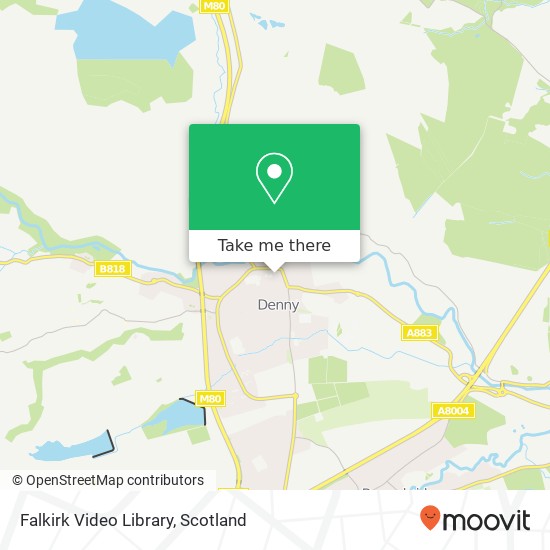Falkirk Video Library map