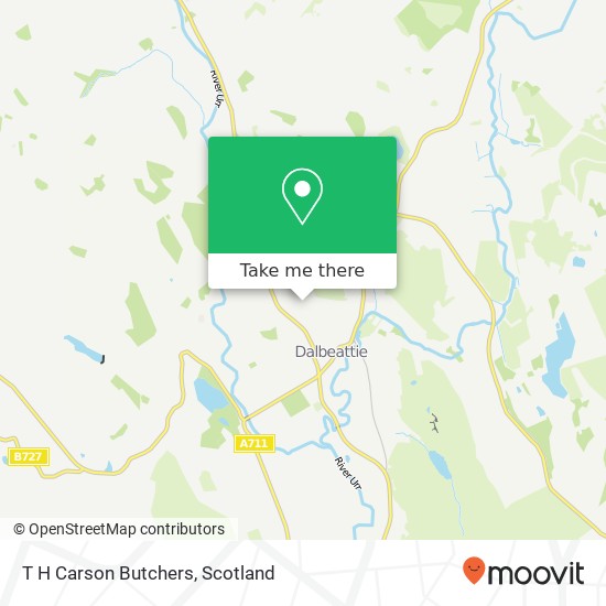 T H Carson Butchers map