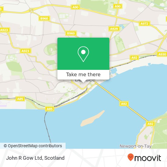 John R Gow Ltd map