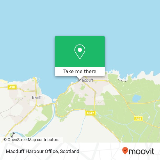 Macduff Harbour Office map