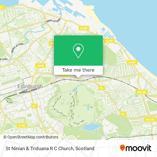 St Ninian & Triduana R C Church map