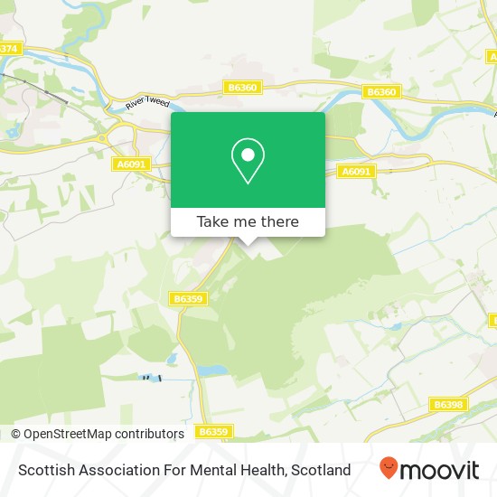 Scottish Association For Mental Health map