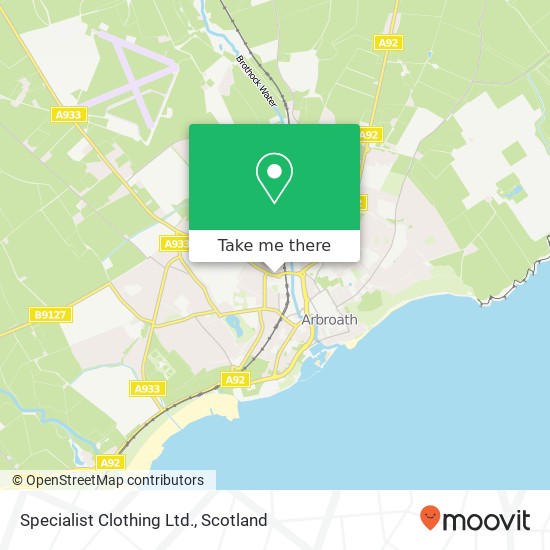 Specialist Clothing Ltd. map