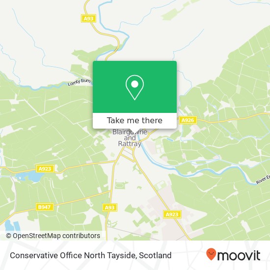 Conservative Office North Tayside map