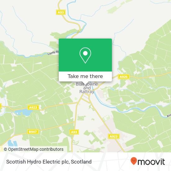 Scottish Hydro Electric plc map