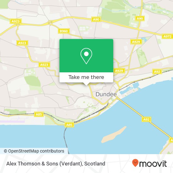 Alex Thomson & Sons (Verdant) map