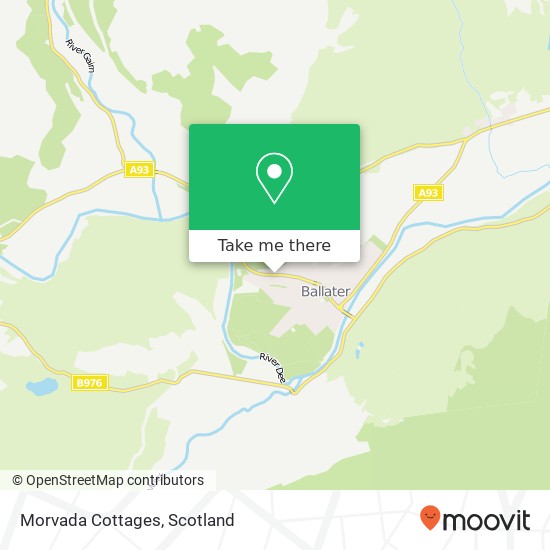 Morvada Cottages map