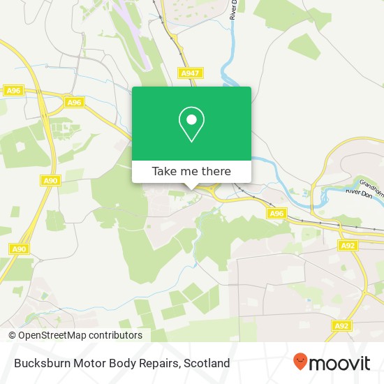 Bucksburn Motor Body Repairs map