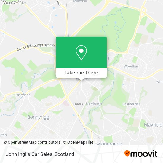 John Inglis Car Sales map