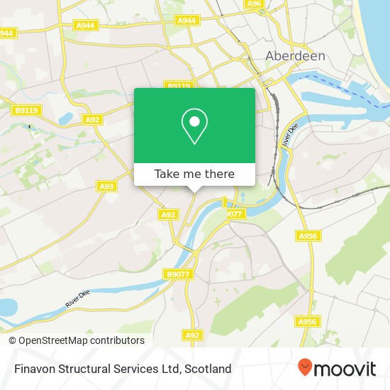 Finavon Structural Services Ltd map
