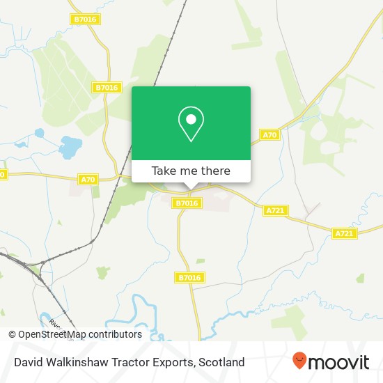 David Walkinshaw Tractor Exports map