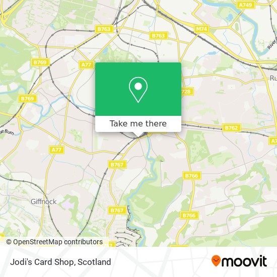 Jodi's Card Shop map