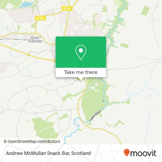 Andrew McMullan Snack Bar map