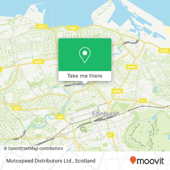 Motospeed Distributors Ltd. map