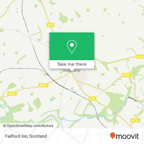 Failford Inn map