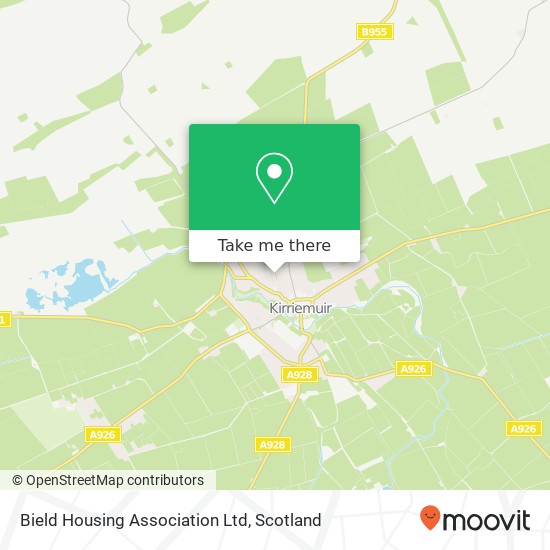 Bield Housing Association Ltd map
