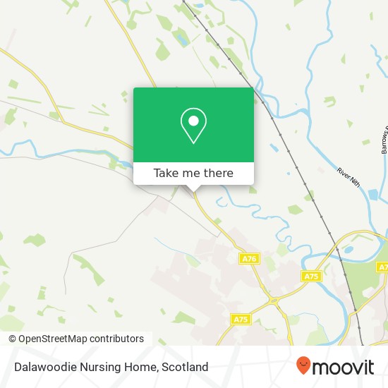 Dalawoodie Nursing Home map