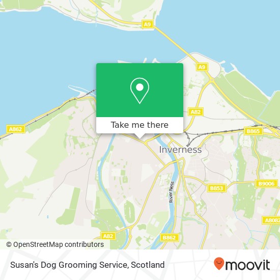 Susan's Dog Grooming Service map