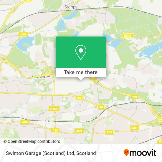 Swinton Garage (Scotland) Ltd map