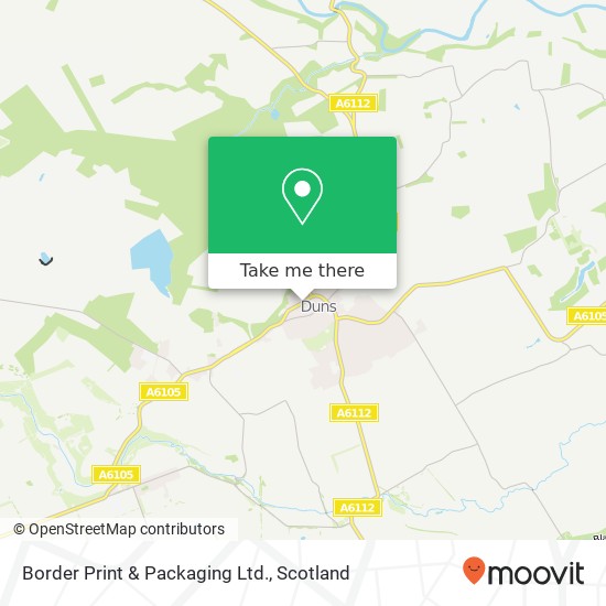 Border Print & Packaging Ltd. map