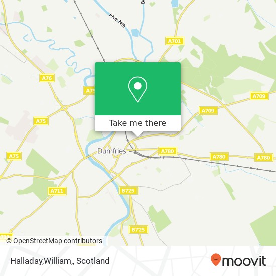 Halladay,William, map