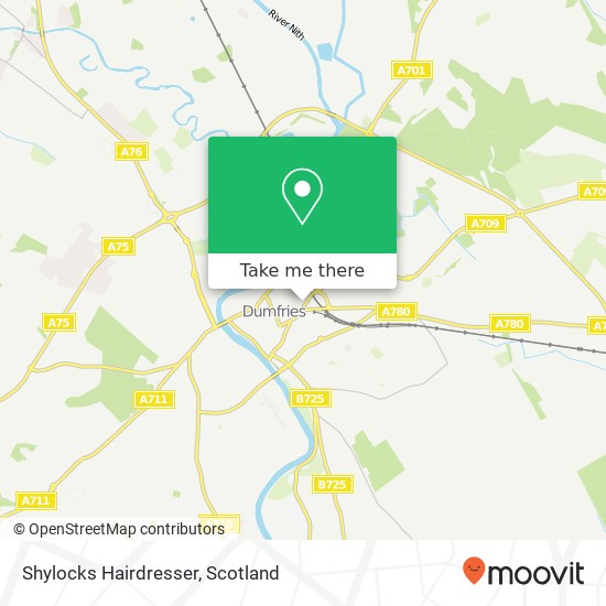Shylocks Hairdresser map