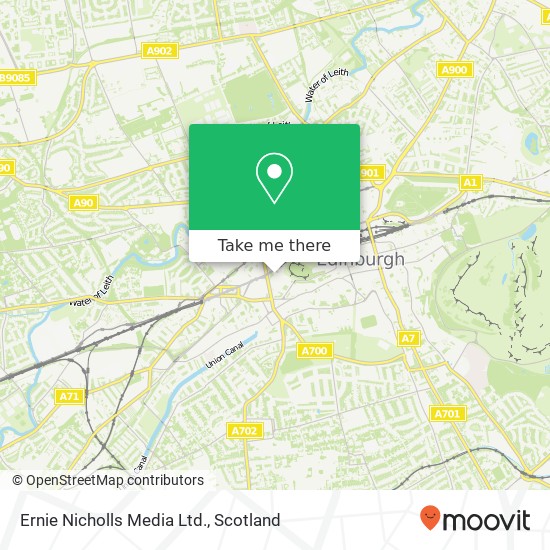 Ernie Nicholls Media Ltd. map