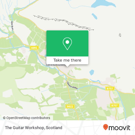 The Guitar Workshop map