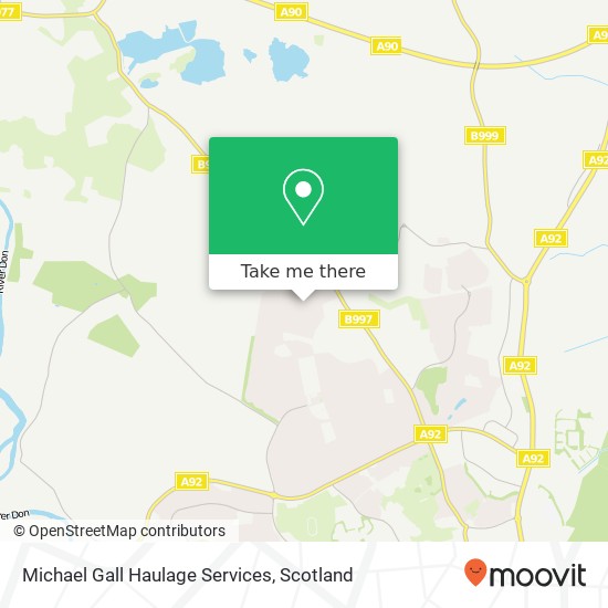 Michael Gall Haulage Services map