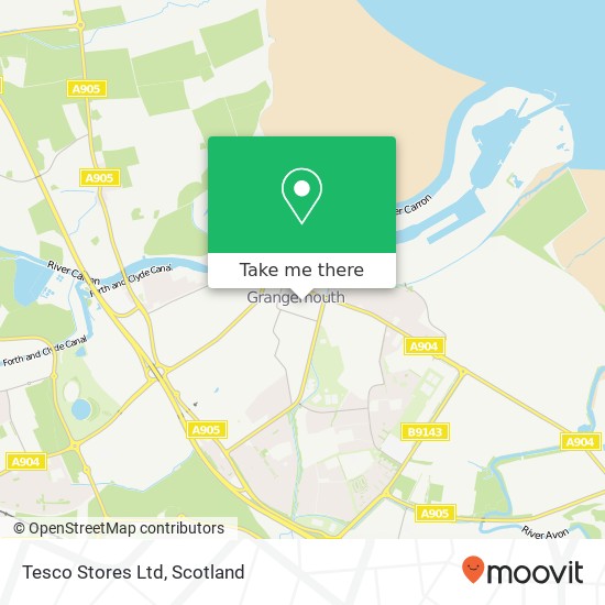 Tesco Stores Ltd map