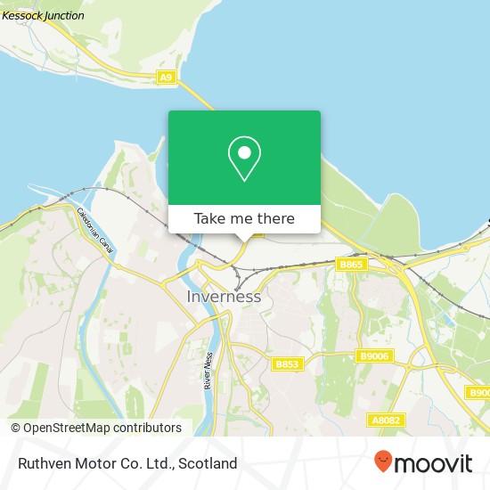 Ruthven Motor Co. Ltd. map