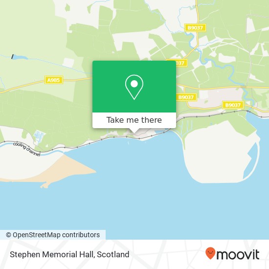 Stephen Memorial Hall map