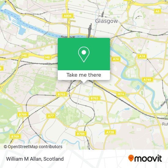 William M Allan map