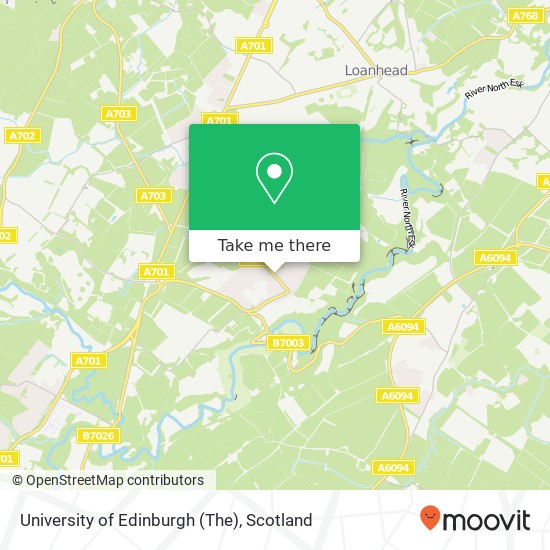 University of Edinburgh (The) map