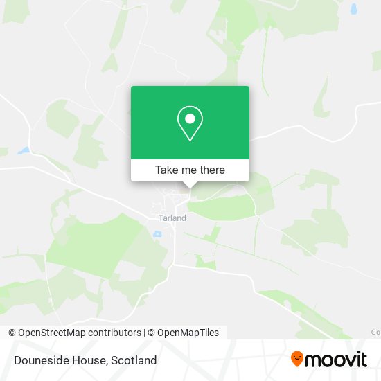 Douneside House map