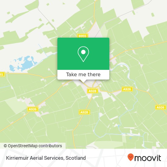 Kirriemuir Aerial Services map