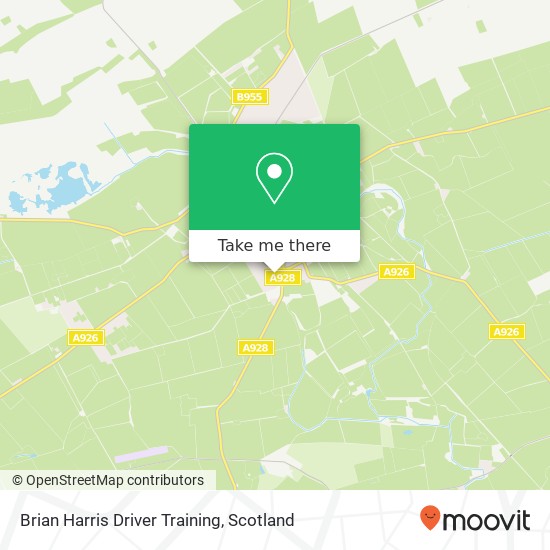 Brian Harris Driver Training map