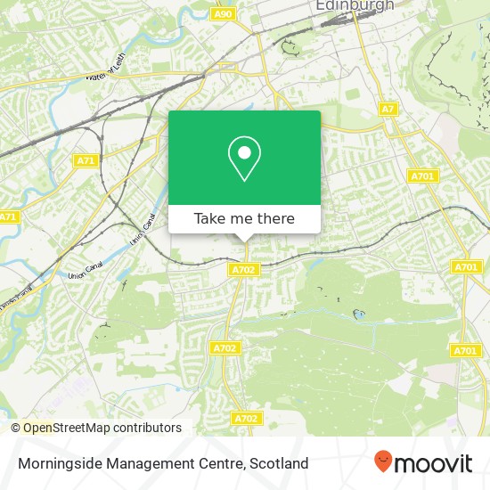 Morningside Management Centre map