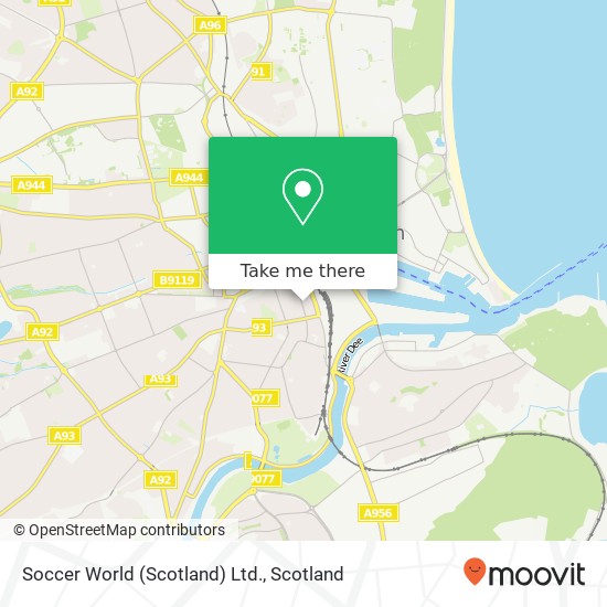 Soccer World (Scotland) Ltd. map